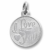 I Love You Heart Charm