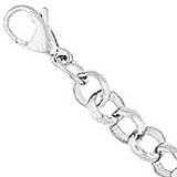 Rolo Charm Bracelet 7 inch