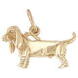 Basset Hound Dog Charms