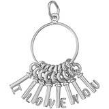 I Love You Keys Charm