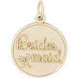 Gold Bridesmaid Charm