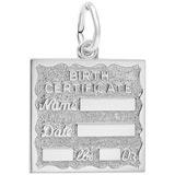 Birth Certificate Charm