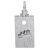 Corn Hole Game Charm