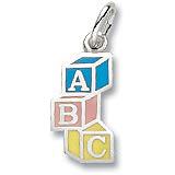 ABC Building Blocks Charm