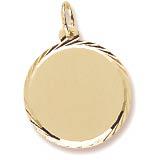 Engravable Disc Charm