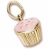 Pink Cup Cake Charm