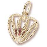 Heart with Floating Birthstone