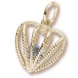 Heart Cage with Birthstone Charm