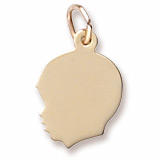 Boy Silhouette Charm