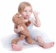 Baby Girl with Bear