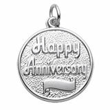 Happy Anniversary with Scroll Charm