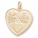 I Love You Heart Charm