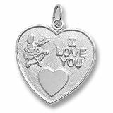 I Love You Heart Charm
