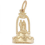 Bride and Groom Wedding Cake Charm