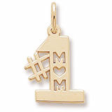 Number One Mom Charm