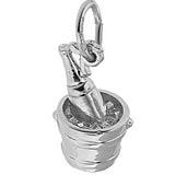 Champagne in Ice Bucket Charm